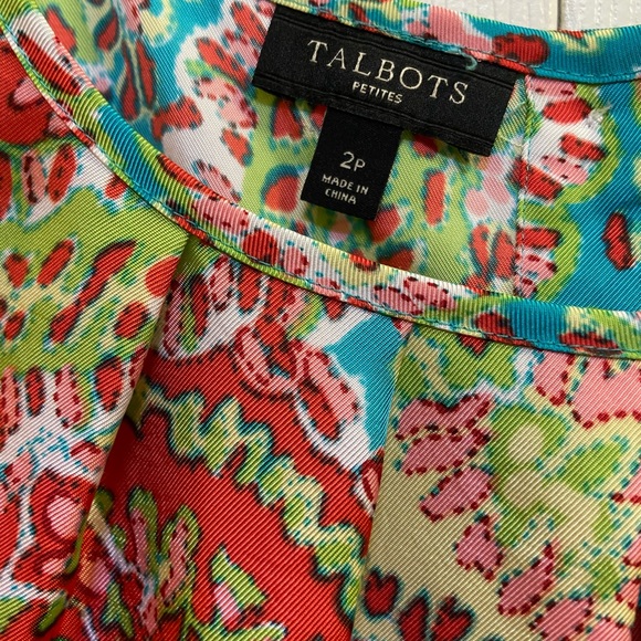 TALBOTS 2p PETITES GORGEOUS TOP-CUTE & COMFORTABLE - Picture 3 of 5